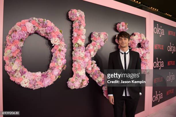 Actor Devon Bostick attends "Okja" New York Premiere at AMC Loews Lincoln Square 13 on June 8, 2017 in New York City.
