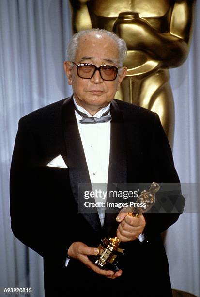 Akira Kurosawa attends the 62nd Academy Awards circa 1990 in Los Angeles, California.