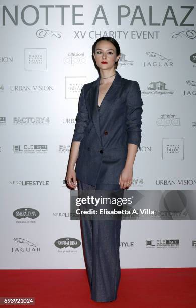 Marta Gastini attends Anlaids Gala at Palazzo Doria Pamphilj on June 8, 2017 in Rome, Italy.