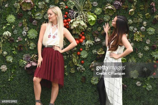 Megan and Liz Mace of the duo Megan & Liz attend the Samsung Women in Country x Change The Conversation Dinner on June 8, 2017 at Henrietta Red in...