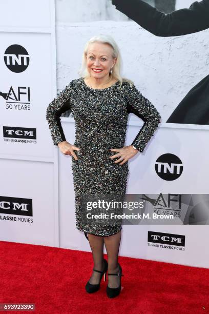 Actor Jacki Weaver arrives at American Film Institute's 45th Life Achievement Award Gala Tribute to Diane Keaton at Dolby Theatre on June 8, 2017 in...