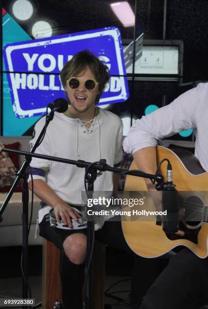 June 7: Ellington Ratliff from R5 visits the Young Hollywood Studio on June 7, 2017 in Los Angeles, California.