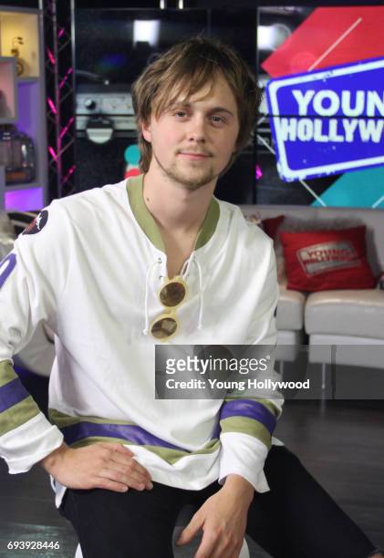 June 7: Ellington Ratliff from R5 visits the Young Hollywood Studio on June 7, 2017 in Los Angeles, California.