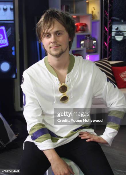 June 7: Ellington Ratliff from R5 visits the Young Hollywood Studio on June 7, 2017 in Los Angeles, California.