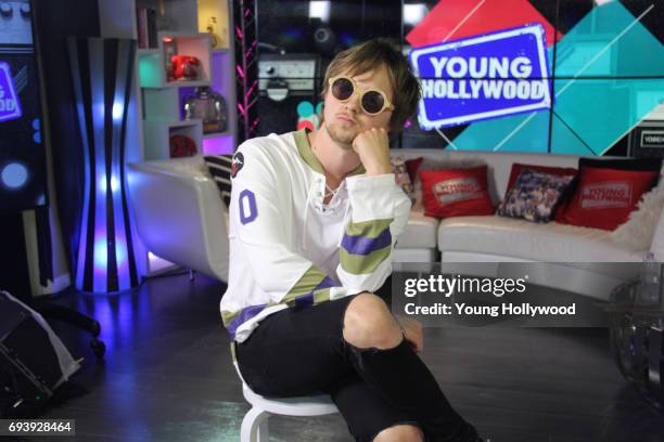 June 7: Ellington Ratliff from R5 visits the Young Hollywood Studio on June 7, 2017 in Los Angeles, California.