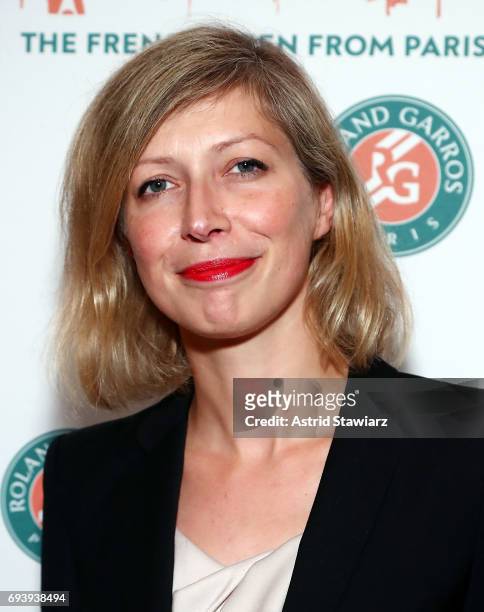 Consul General of France in New York, Anne-Claire Legendre attends Roland-Garros in the city reception at French Consulate on June 8, 2017 in New...