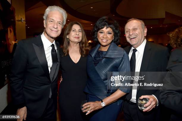 Producer Rick Nicita, producer Paula Wagner, Academy of Motion Picture Arts and Sciences President Cheryl Boone Isaacs, and producer Stanley Isaacs...