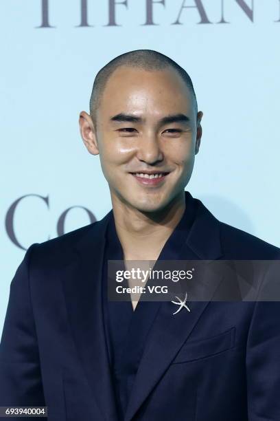 Actor Ethan Ruan arrives at the red carpet of Tiffany & Co. Grand ceremony on June 8, 2017 in Beijing, China.