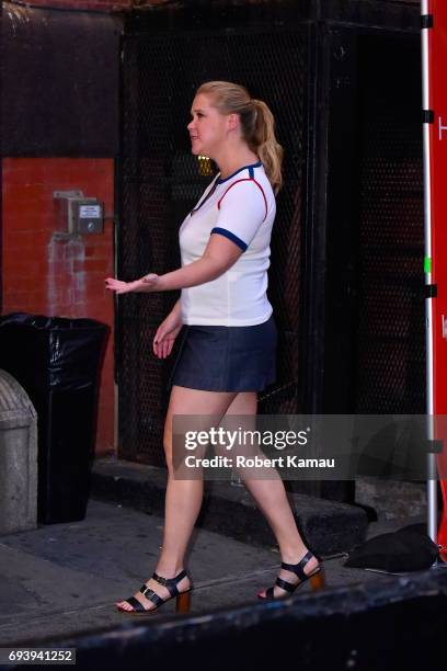 Amy Schumer seen in Manhattan on June 8, 2017 in New York City.