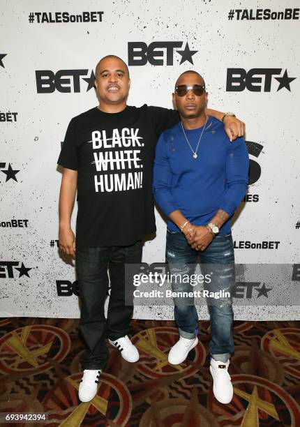 Director Irv Gotti and recording artist Ja Rule attend the screening of BET Series "Tales" at AMC 34th Street on June 8, 2017 in New York City.