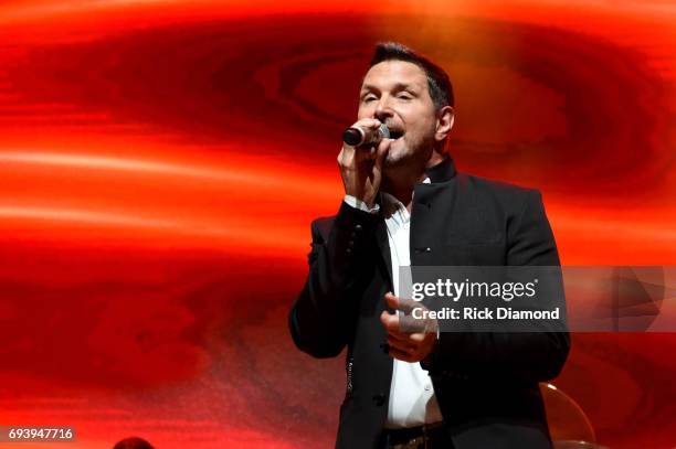 Singer Ty Herndon performs onstage during the 2017 Concert for Love & Acceptance on June 8, 2017 in Nashville, Tennessee.