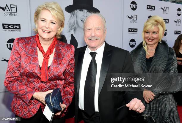 Actor Candice Bergen, Actor Richard Dreyfuss, and Svetlana Erokhin arrive at the American Film Institute's 45th Life Achievement Award Gala Tribute...