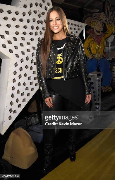 Model Ashley Graham attends Moschino Spring/Summer 18 Menswear and Women's Resort Collection at Milk Studios on June 8, 2017 in Hollywood, California.