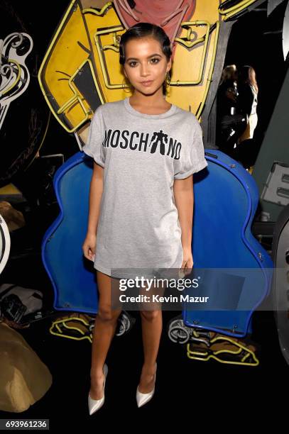 Actor Isabela Moner attends Moschino Spring/Summer 18 Menswear and Women's Resort Collection at Milk Studios on June 8, 2017 in Hollywood, California.