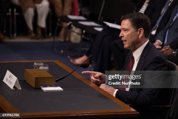 Former FBI Director James Comey testified in front of the Senate Intelligence Committee, on his past relationship with President Donald Trump, and...