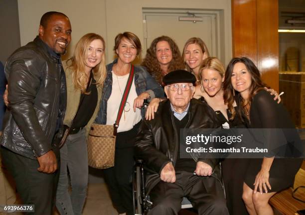 Chungong Melvin Azefor, Shelley Bennett, Elizabeth Nye, Michelle Fandetti, Christine Burt, Samantha Becker, Stacy Meyer and Arnold Spielberg attend...