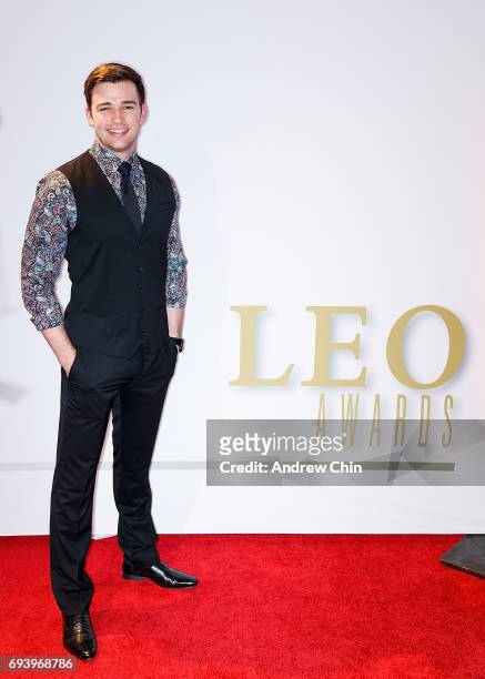 Canadian actor Burkely Duffield attends the Leo Awards 2017 at Hyatt Regency Vancouver on June 4, 2017 in Vancouver, Canada.
