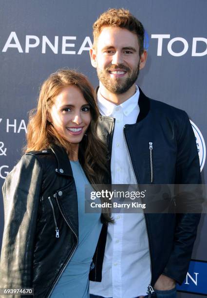 Reality Television personalities Vanessa Grimaldi and Nick Viall attend Los Angeles Dodgers Foundation's 3rd Annual Blue Diamond Gala at Dodger...