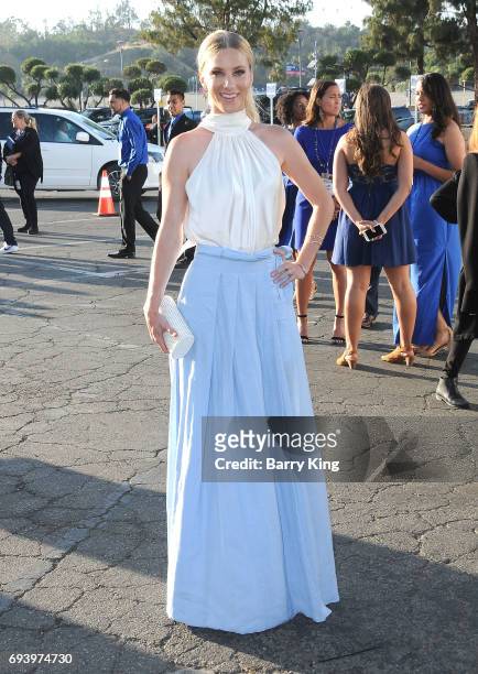 Actress Heather Morris attends Los Angeles Dodgers Foundation's 3rd Annual Blue Diamond Gala at Dodger Stadium on June 8, 2017 in Los Angeles,...