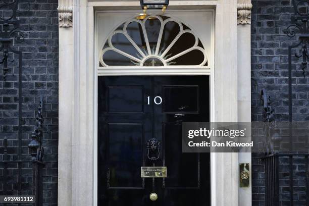 General view of 10 Downing Street on June 9, 2017 in London, England. After a snap election was called by Prime Minister Theresa May the United...