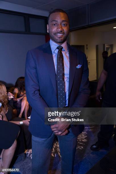 Basketball player John Wall attends the STARZ 'Power' Season Four Premiere at The Newseum on June 8, 2017 in Washington, DC.