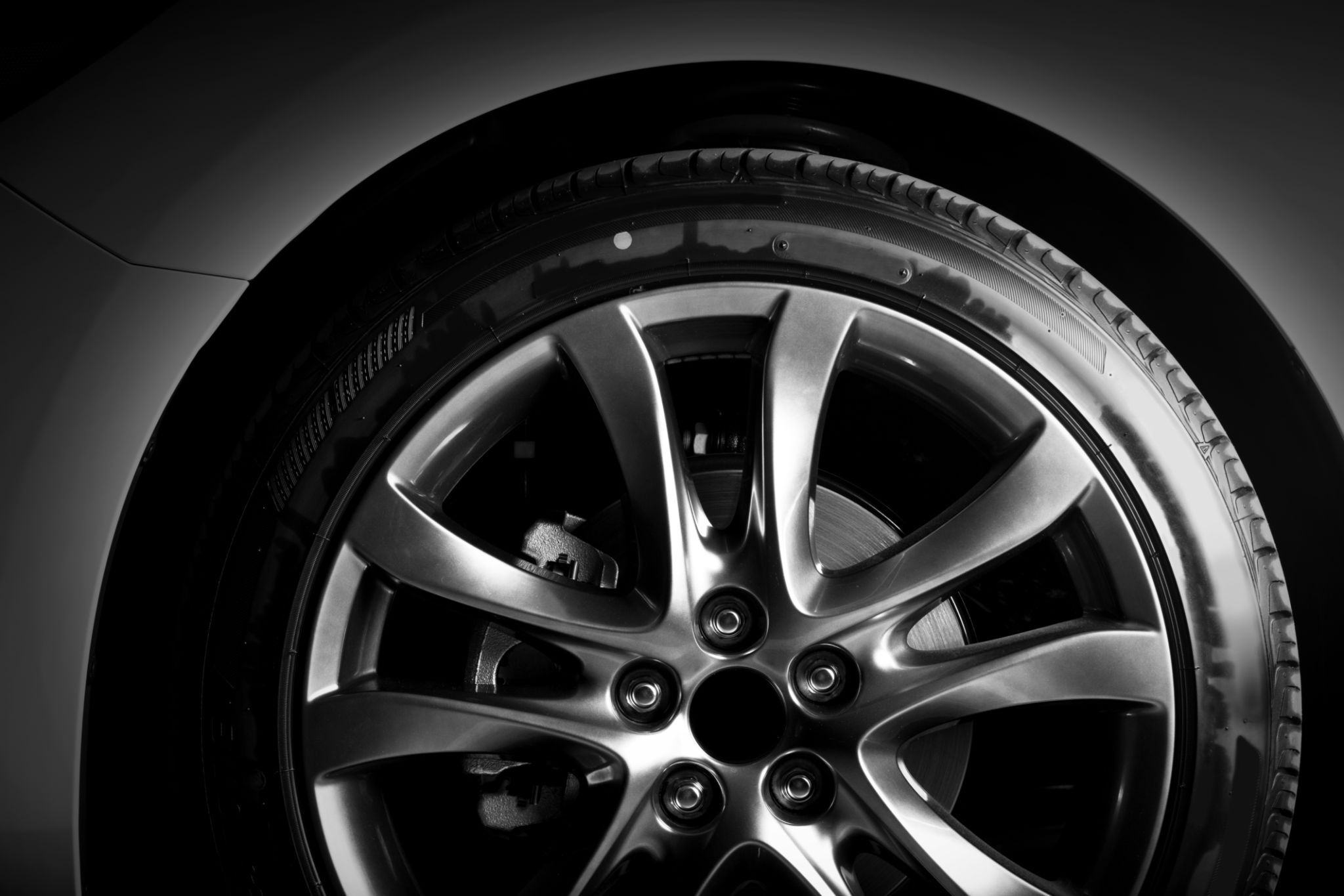 shiny tires