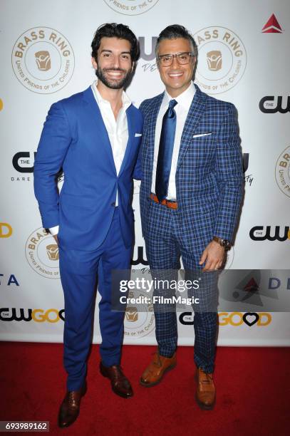 Justin Baldoni and Jaime Camil attend the United Friends of the Children Honors The CW and CW Good at the Annual Brass Ring Awards Dinner at The...