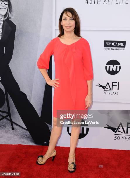 Actress Illeana Douglas attends the AFI Life Achievement Award gala at Dolby Theatre on June 8, 2017 in Hollywood, California.