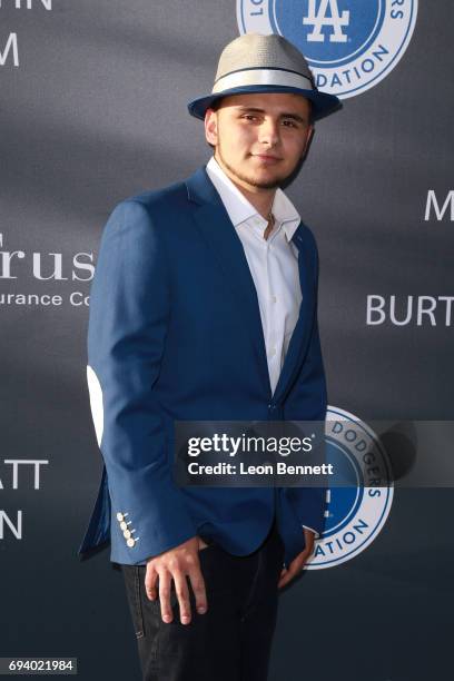 Actor Prince Michael Jackson attends the Los Angeles Dodgers Foundation's 3rd Annual Blue Diamond Gala at Dodger Stadium on June 8, 2017 in Los...