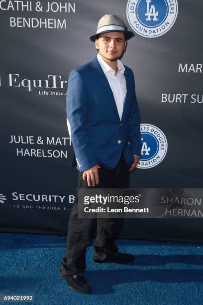 Actor Prince Michael Jackson attends the Los Angeles Dodgers Foundation's 3rd Annual Blue Diamond Gala at Dodger Stadium on June 8, 2017 in Los...