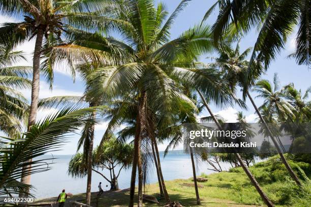 scenery of rabaul, papua new guinea - rabaul stock pictures, royalty-free photos & images
