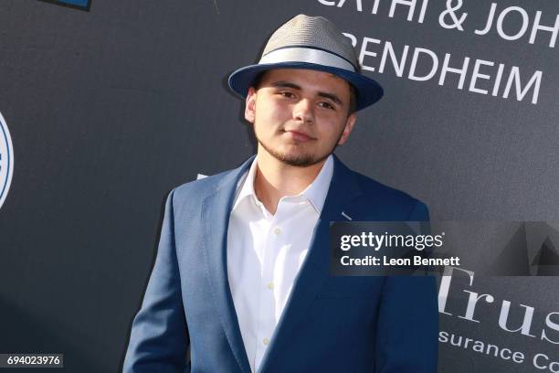 Actor Prince Michael Jackson attends the Los Angeles Dodgers Foundation's 3rd Annual Blue Diamond Gala at Dodger Stadium on June 8, 2017 in Los...