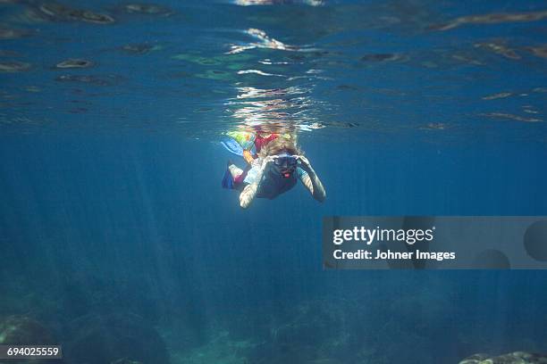 child diving - baby blue stock pictures, royalty-free photos & images