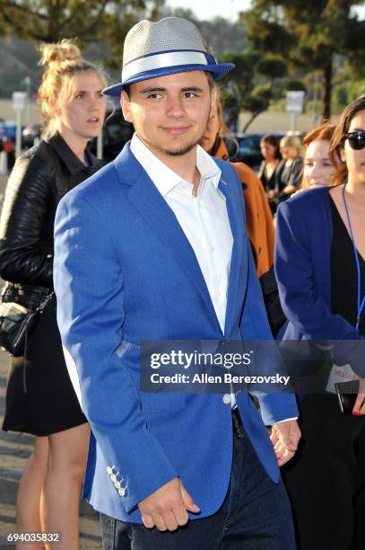 Prince Michael Jackson attends Los Angeles Dodgers Foundation's 3rd Annual Blue Diamond Gala at Dodger Stadium on June 8, 2017 in Los Angeles,...