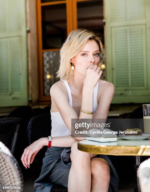 Model Coco Rocha is photographed for Self Assignment on May 21, 2017 in Cannes, France.