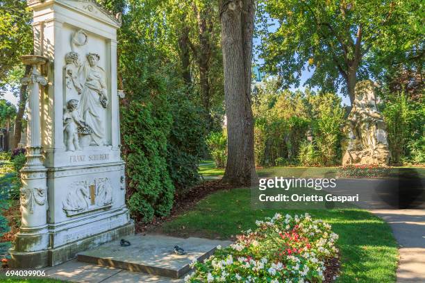 central cemetery, vienna - vienna central cemetery stock pictures, royalty-free photos & images