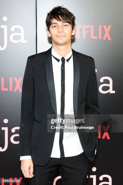 Devon Bostick attends Netflix hosts the New York Premiere of "Okja" at AMC Lincoln Square Theater on June 8, 2017 in New York City.
