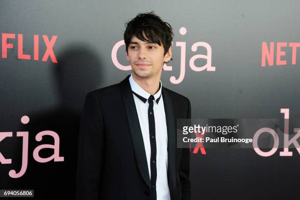 Devon Bostick attends Netflix hosts the New York Premiere of "Okja" at AMC Lincoln Square Theater on June 8, 2017 in New York City.