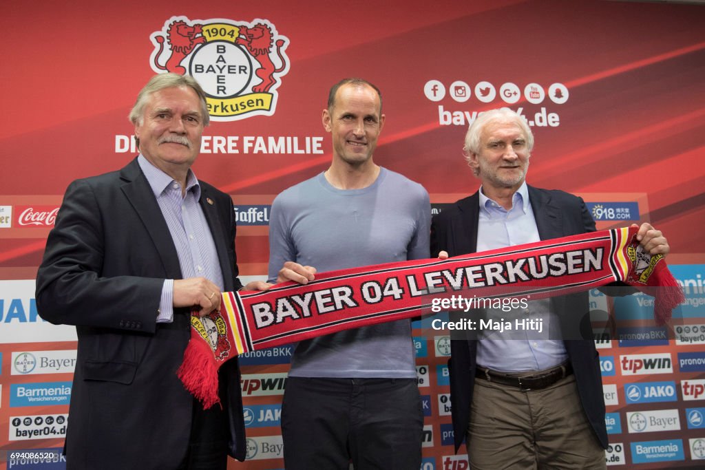 Bayer Leverkusen Unveils New Signing Head Coach Heiko Herrlich