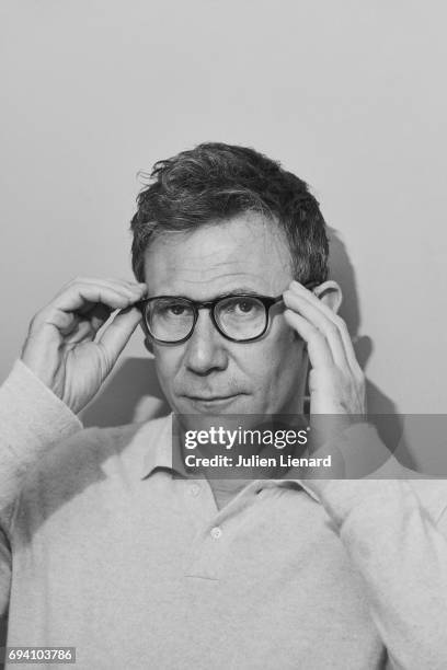 Film director Michel Hazanavicius is photographed for Self Assignment on April 27, 2017 in Paris, France.