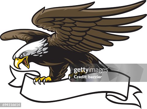 Eagle Ribbon Eagle Grip A Ribbon High-Res Vector Graphic - Getty Images