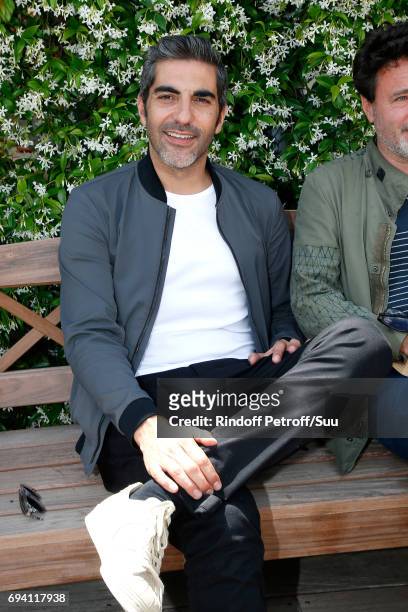 Actor Ary Abittan attends the 2017 French Tennis Open - Day Thirteen at Roland Garros on June 9, 2017 in Paris, France.