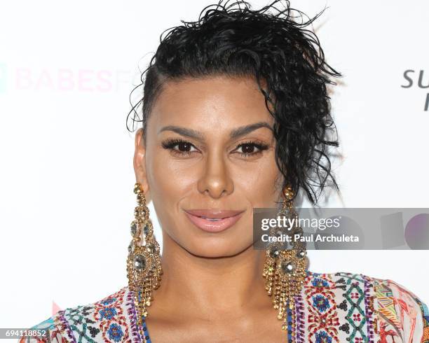 Reality TV Personality Laura Govan attends the Babes For Boobs Bachelor auction benefitting the Los Angeles County Affiliate Of Susan G. Komen at El...