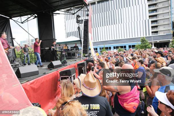 Singer-songwriter Richie McDonald of Lonestar perform during Day 1 of CMA Music Festival on June 8, 2017 in Nashville, Tennessee.