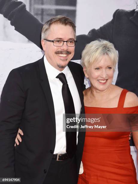 Writer-producer Vince Gilligan and producer Holly Rice arrive at the AFI Life Achievement Award Gala Tribute To Diane Keaton at the Dolby Theater on...