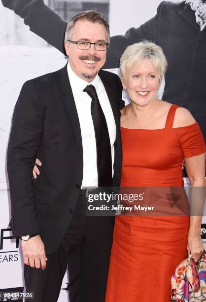 Writer-producer Vince Gilligan and producer Holly Rice arrive at the AFI Life Achievement Award Gala Tribute To Diane Keaton at the Dolby Theater on...