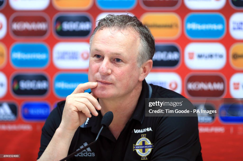 Northern Ireland Training and Press Conference - Tofiq Bahramov Stadium