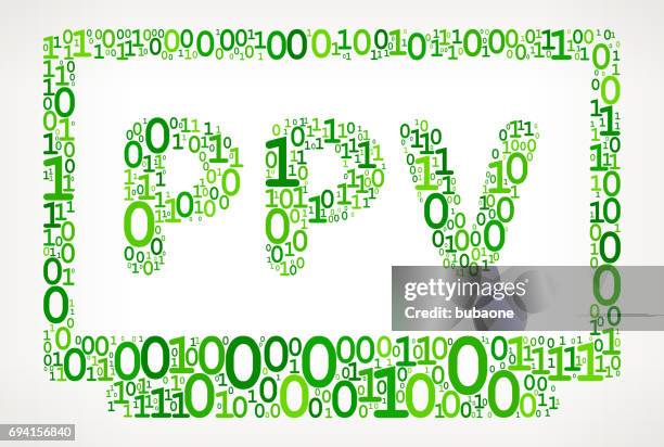 pay per view binary code zero one vector illustration - computer screens multiple stock illustrations