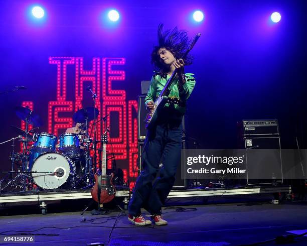 Brian D'Addario and Michael D'Addario of The Lemon Twigs perform in concert during day 1 of the Bonnaroo Music & Arts Festival on June 8, 2017 in...