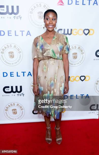 Actress Christine Adams attends the 14th Annual Brass Ring Awards Dinner at The Beverly Hilton Hotel on June 8, 2017 in Beverly Hills, California.